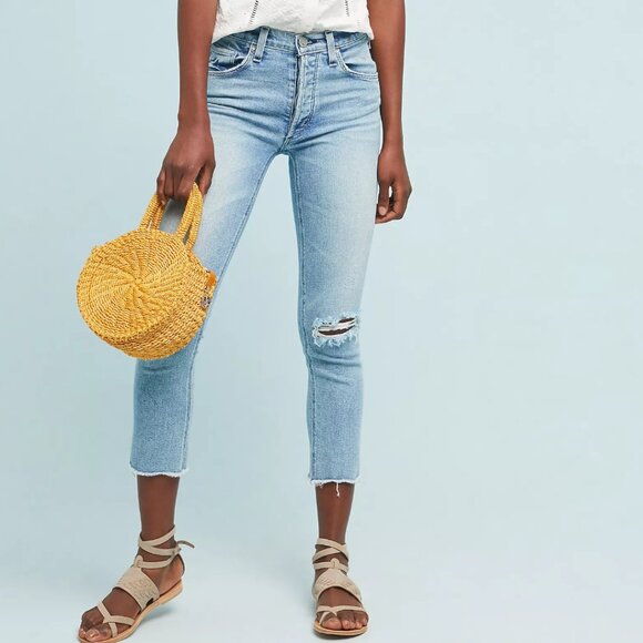NWT McGuire Valetta High-Rise Cropped Jeans Size 28